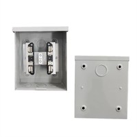 Prise de compteur carré à 1 phase 100A 120V/240V, 4 mâchoires, interrupteur de type anneau, base de compteur électrique, boîte de distribution d'équipement électrique