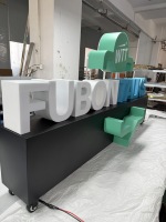 Lettres en relief LED 3D personnalisées, éclairées par l'avant, étanches IP65, éclairage RGB, enseigne extérieure pour magasin, bar, commerce, enseigne personnalisée pour entreprise