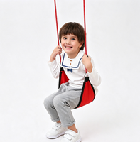 Chaise suspendue pour enfants Ropecube avec cordes réglables, siège en plastique, crochets robustes, pour intérieur, extérieur, maison, garderie, arbre, jardin, aire de jeux