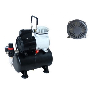 Mini Airbrush thiết lập xi lanh đôi aerografo pintura automotriz Máy nén khí di động cho sơn tự động - Product Image 6