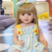 Muñeca Reborn de Simulación de 22 Pulgadas, Juguete de Niña, Muñeca de Silicona Suave para Vestir, Estilo Personajes, Venta al por Mayor