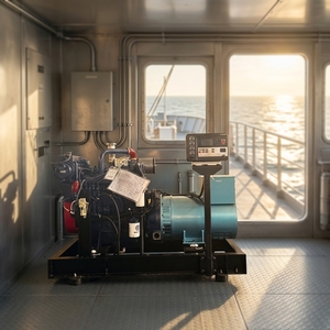 Générateur marin triphasé 48KW 60KVA pour bateau de travail portuaire de petite taille, haute fiabilité - Product Image 5