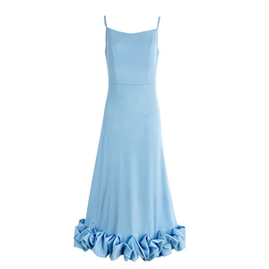 Vestidos de Mujer, Diseño de Moda, Fabricantes, Servicio OEM, <span class=keywords><strong>Vestido</strong></span> <span class=keywords><strong>Midi</strong></span> Corte A Personalizado en Color <span class=keywords><strong>Lima</strong></span> - Product Image 6