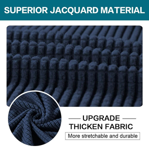 4 Fundas Elásticas de Jacquard para Sofá de 3 Plazas, Cubre Sofá, Copridivano de 4 Plazas para Sofás de Sala de Estar - Product Image 3