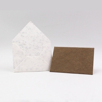 Vente en gros enveloppe d'emballage personnalisée 100% enveloppes en papier de semences biodégradables recyclables