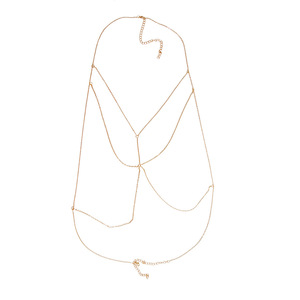 Soutien gorge érotique multicouches, chaîne pour le corps, pour femmes, Sexy, couleur or, à la mode, nouvelle tendance - Product Image 4