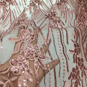 Pizzo da sposa dentelle tissu guipure ricamo di cristallo floreale tessuto da ricamo tessuto materiale squisito per il matrimonio