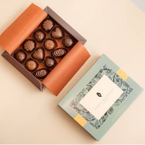 Boîte pliante pour <span class=keywords><strong>chocolat</strong></span>, emballage cadeau écologique en papier pour <span class=keywords><strong>chocolat</strong></span> - Product Image 1