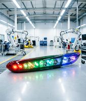 Feux latéraux LED RGB séquentiels pour Mustang, clignotants 2015-2023 S550 12V DOT SAE, télécommande, vente en gros OEM