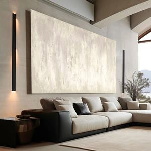 Art mural 3D contemporain, grand format horizontal, abstrait, minimaliste, créatif, sur toile, pour la décoration de la maison et des galeries - Product Image 6