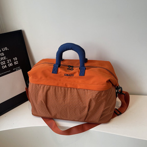 Bolsa <span class=keywords><strong>de</strong></span> <span class=keywords><strong>Viaje</strong></span> Deportiva Expandible <span class=keywords><strong>de</strong></span> Nailon con Cierre <span class=keywords><strong>de</strong></span> Cordón, Gran Capacidad, Ligera, para Viajes Cortos, Equipaje <span class=keywords><strong>de</strong></span> <span class=keywords><strong>Mano</strong></span> - Product Image 5