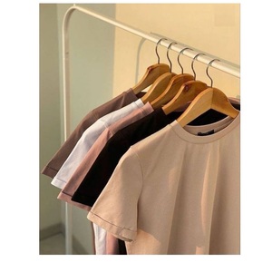 T-shirt lourd à logo personnalisé pour hommes Vêtements unis personnalisés en coton grande taille de haute qualité grande taille - Product Image 4