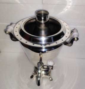 Samovar en laiton en métal de charbon de bois de haute qualité pour les Pots d'eau d'hôtel et les bouilloires ensemble de pichets à boire attrayant à bas prix - Product Image 6