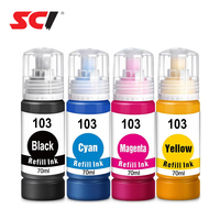 Encre de haute qualité A+ sans blocage de la buse 103 pour T00S1 T00S4 pour kit de recharge pour L3250 L3251 L3252 Prix de gros