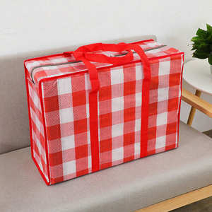 PP Chất Liệu Dệt Túi Cắm Trại Di Chuyển Gói Túi Quần Áo Túi Lưu Trữ Sinh Viên Gói Lưu Trữ Lưới Phong Cách Đơn Giản - Product Image 4