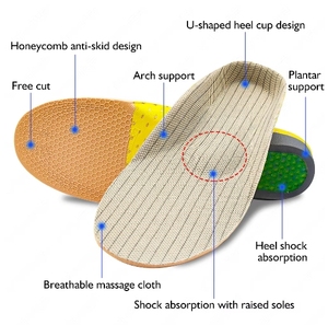 Orthotic Gel Insoles for Sneaker Orthopedic Flat Foot <b>Cushion</b> Insert Arch Support <b>Pad</b> Foot Pain-relieving Man Women - Product Image 3