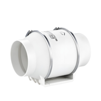 4Inch 220V Exhaust Home Silent Pipe Duct fan Bathroom Extractor Ventilation Kitchen Toilet Wall Air Clean Ventilator