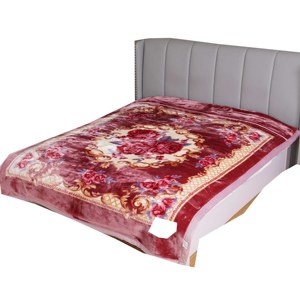 Manta Precio de fábrica 2kg 4kg 7kg Peso Heavy Ferret Raschel Manta para textiles para el hogar - Product Image 6