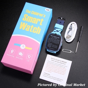 Y95H 4G bambini Smart Watch HD videochat chiamata con pagamento AI <span class=keywords><strong>WiFi</strong></span> GPS posizionamento <span class=keywords><strong>Smartwatch</strong></span> per bambini studenti - Product Image 2