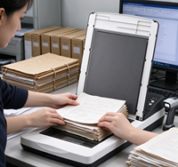 Scanner à plat A4 Ricoh Fujitsu Fi-400F pour numérisation de livres, documents et magazines pour le bureau et l'archivage