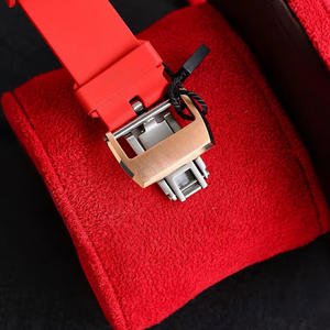 นาฬิกาข้อมือผู้ชาย รุ่นลิมิเต็ดอิดิชั่น 6701 สีโรสโกลด์ ทรงกระบอก โครงกระดูก กันน้ำ สไตล์ลำลองสำหรับธุรกิจ ระบบจักรกล - Product Image 5