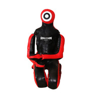 Mannequin de grappin en cuir microfibre personnalisé d'usine pour MMA Jiu Jitsu, mannequin de judo de lutte