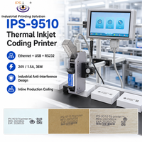 Imprimante jet d'encre thermique en ligne IPS-9510 6,5 pouces, machine de codage jet d'encre thermique Ethernet RS232 pour ligne de production