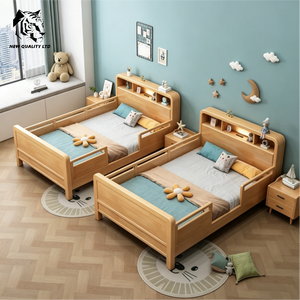 factory direct sale good price customization huge stock eco-friendly new designed <b>single</b> <b>bed</b> bedroom furniture wood children <b>bed</b> - Product Image 2