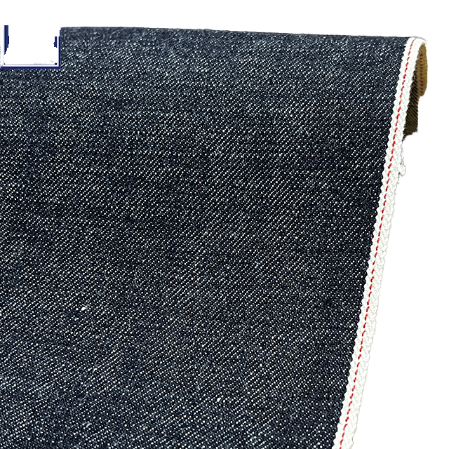 Twill Slub Shrink-Resistant Yarn Dyed 100% Organic Cotton Japanese Style Heavyweight Solid Raw 15oz Selvedge Boys Girls Men