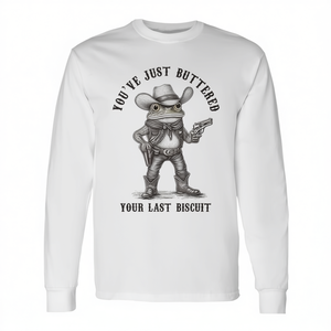 T-shirt à manches longues Cowboy Frog You've Just Buttered Your Last Biscuit - Produit promotionnel - Product Image 2