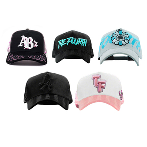 Spedizione Rapida Cappellino da Baseball Unisex alla Moda con Logo 3D Ricamato in Strass 5 Pannelli in Camoscio Glitterato Rosso Satinato per Esterno Gorras Cappello Baez - Product Image 6