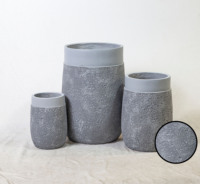 Harga Pabrik Terbaru Kualitas Tinggi Ringan Tahan Lama Pot Gantung Semen Bulat Set Pot Bunga Kustom