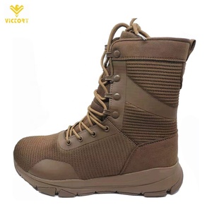 Botas Tácticas Victory Factory hasta <span class=keywords><strong>el</strong></span> Tobillo, Parte Superior Sintética, con Cordones, Soporte <span class=keywords><strong>de</strong></span> <span class=keywords><strong>Arco</strong></span>, Antideslizantes para Verano e Invierno - Product Image 4