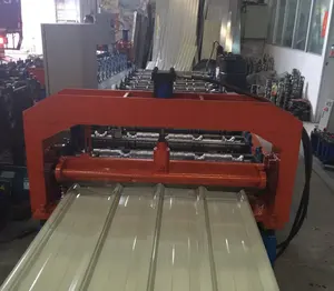 Platen Dakbedekking Machine Tegel Maken Machine Gegolfd En Trapezium Dakbedekking Tegel Rolvormmachine Dubbele Lagen Metaalstaal