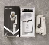 Stabilisateur de cardan pour smartphone, bâton de selfie à 2 axes avec trépied, rotation à 360°, télécommande, lumière d'appoint pour iPhone et Android, kit de vlog