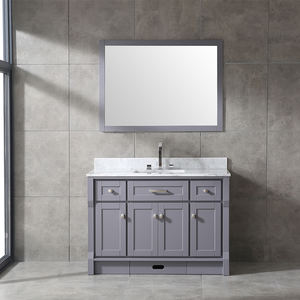 ตู้ห้องน้ำขนาด 48 นิ้ว ระดับไฮเอนด์ พร้อมอ่างเซรามิกและคุณสมบัติกันน้ำ - Product Image 1