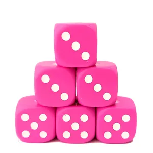 Customized multi-color D6 acrylic dice, custom acrylic game dice-12MM / 16MM / 18MM / 20MM