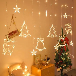 Guirlande lumineuse LED pour fenêtre, 120 LED, motif renne de Noël romantique, pour décoration intérieure et extérieure, chambre à coucher - Product Image 3