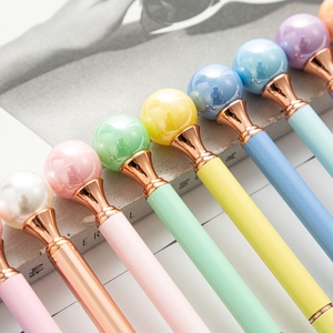 Luxury Customized Business Promotion Ballpoint Metal <b>Pen</b> Big Top Pearl <b>Color</b> 1.0mm Writing Width Colorful Logo Personalized - Product Image 2