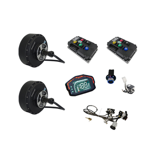 มอเตอร์ QS Motor QS273 มอเตอร์ฮับรถยนต์ 130 กม./ชม. 12000 วัตต์ 70H V3 แบบไร้แปรงถ่าน พร้อมคอนโทรลเลอร์ ND96850 ดิสก์เบรก 1 ต่อ 2 - Product Image 2