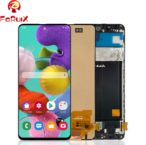 Màn Hình Oled Chính Hãng Cho Samsung A51 Màn Hình Với Khung Bán Sỉ Màn Hình Cảm Ứng Cho Samsung Galaxy A51 - Product Image 1