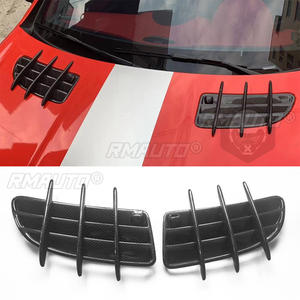 Rejilla de Ventilación de Fibra de Carbono Real para el Capó Delantero, para Mercedes-Benz R171 SLK-Class SLK55 SLK350 05-10 - Product Image 1