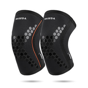 Genouillères de compression en néoprène de 7 mm d'épaisseur, antidérapantes, flexibles, pour la musculation, avec logo personnalisé - Product Image 1