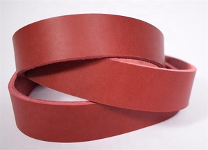 Cordon plat en cuir noir de haute qualité pour la fabrication de chaussures, accessoires de sacs, artisanat, fournitures de cuir roulé - Product Image 2