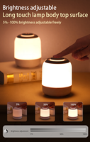 Lampe d'intérieur intelligente pour la maison, bureau de cadeaux pour bébés et enfants, veilleuse LED de chevet dans la chambre à coucher avec port USB pour bébés et enfants