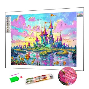 Prix <span class=keywords><strong>de</strong></span> gros DIY personnalisé 30*40 5d diamant peinture Kits <span class=keywords><strong>dessin</strong></span> animé château mosaïque diamant Art peinture <span class=keywords><strong>pour</strong></span> débutants <span class=keywords><strong>dessin</strong></span> cadeau - Product Image 1