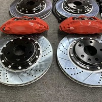 Sistemas de Frenos Tuning, Pinzas de Freno Grandes F50 de 330 mm y 355 mm, Kit de Discos de Freno de 18 Pulgadas y 4 Pistones para BMW E90 E91 E92 E93 Honda Civic CRV