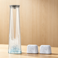 Support de filtre à eau et 2 filtres à eau compatibles avec les machines à café Keurig série 2.0