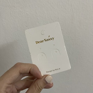 Porte-cartes de bijoux au design personnalisé avec logo sur mesure - Product Image 5