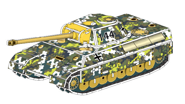 1690-2 char panthère